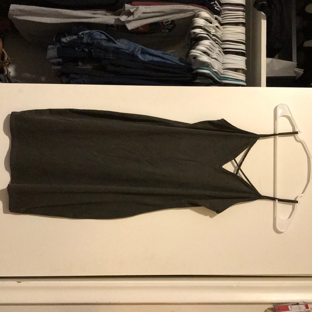 Suede dress